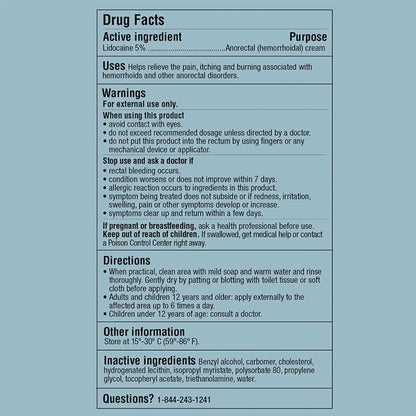 Curist 5% Lidocaine Cream Maximum OTC Strength Topical Pain Relief OTC - 12 oz (Pack of 2) XL Tube 5 Percent Lidocaine Numbing Cream to Numb Effectively (2 Pack - 6 oz Tube) CuristBuy Supplements Australia