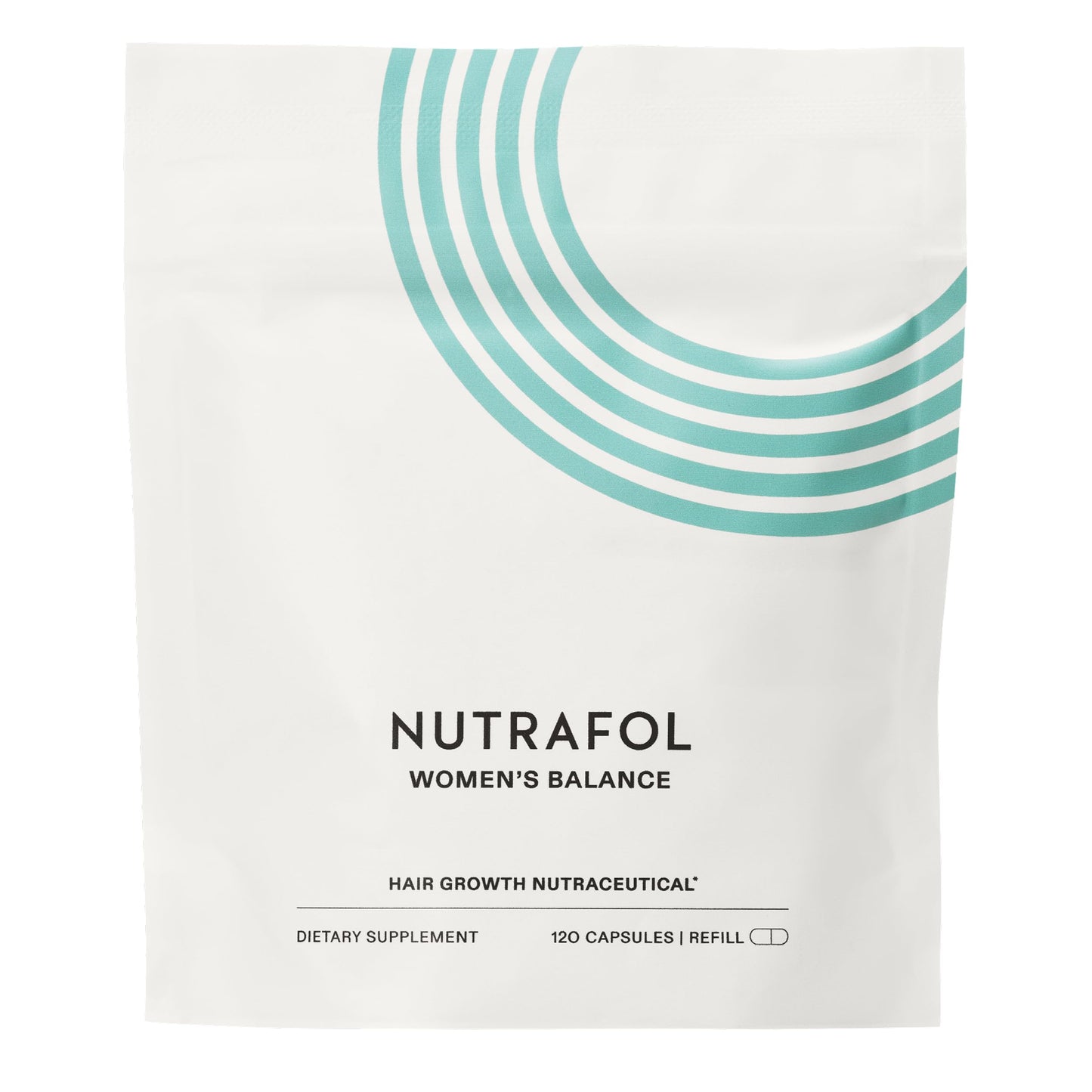 Nutrafol Women's Balance Hair Growth Supplements, Ages 45 and Up, Clinically Proven for Visibly Thicker Hair and Scalp Coverage in 3-6 Months, Dermatologist Recommended - 1 Month Supply Refill Pouch NutrafolBuy Supplements Australia