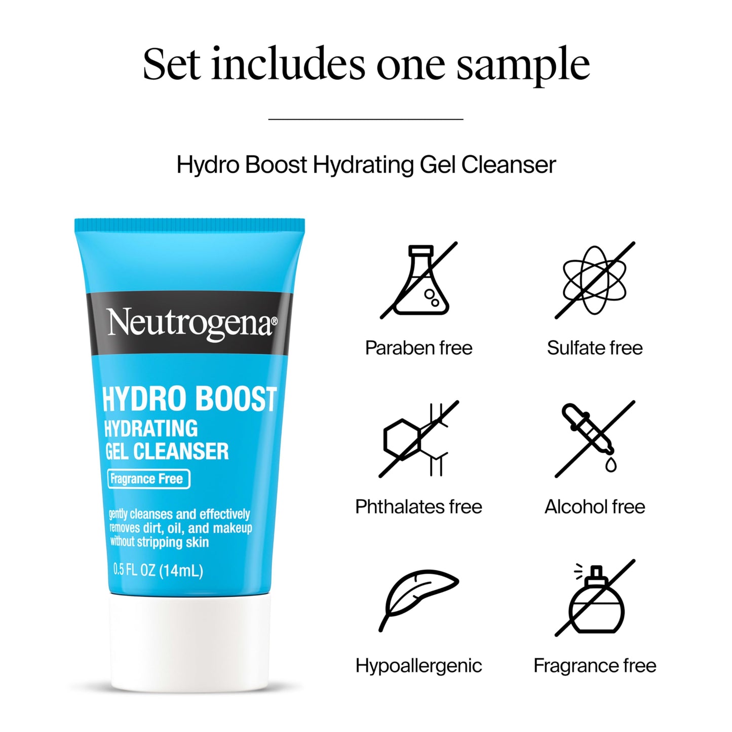Neutrogena Hydro Boost Water Gel, Hyaluronic Acid Facial Moisturizer for Normal to Oily Skin, Hydrating Face Moisturizer,