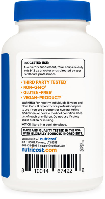 Nutricost Mushroom Complex Supplement, 120 Capsules - 10 Mushroom Blend (with Reishi, Maitake, Shiitake, Lion's Mane, and More) - Non-GMO and Gluten Free NutricostBuy Supplements Australia