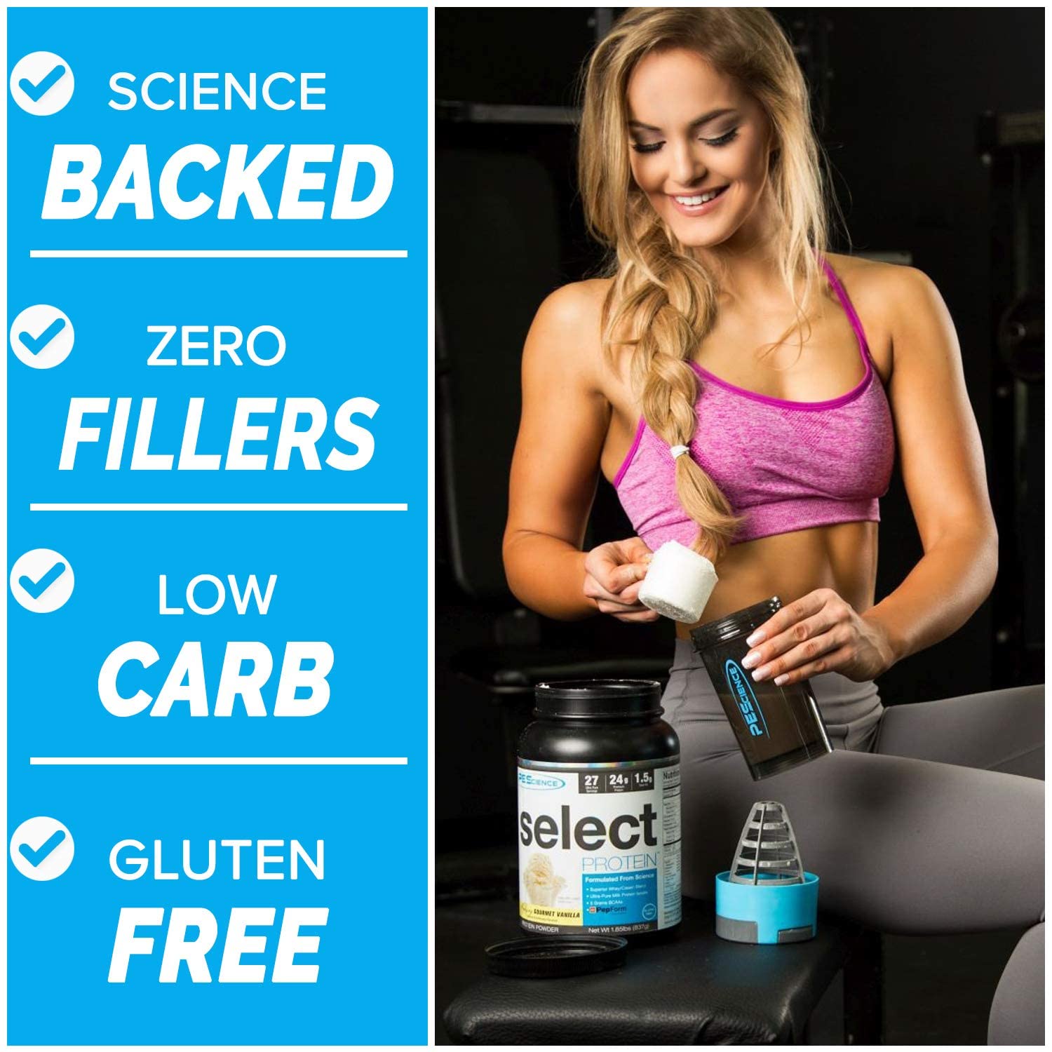 PEScience Select Low Carb Protein Powder, Chocolate Cupcake, 27 Serving, Keto PEScienceBuy Supplements Australia