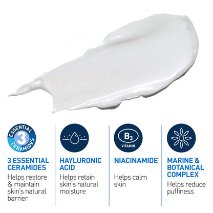 CeraVe Eye Repair Cream, Under Eye Cream For Puffiness And Bags Under Eyes, Hyaluronic Acid + Niacinamide