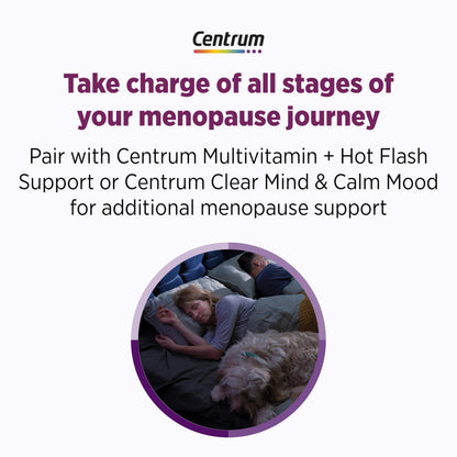 Centrum Restful Sleep Menopause Support Tablets, Supplement with Clinically Studied DailyZz and geniVida, 28 Count CentrumBuy Supplements Australia