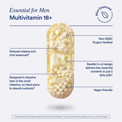 Ritual Synbiotic+ Probiotic Gut Health Support and Men's 18+ Multivitamin RitualBuy Supplements Australia