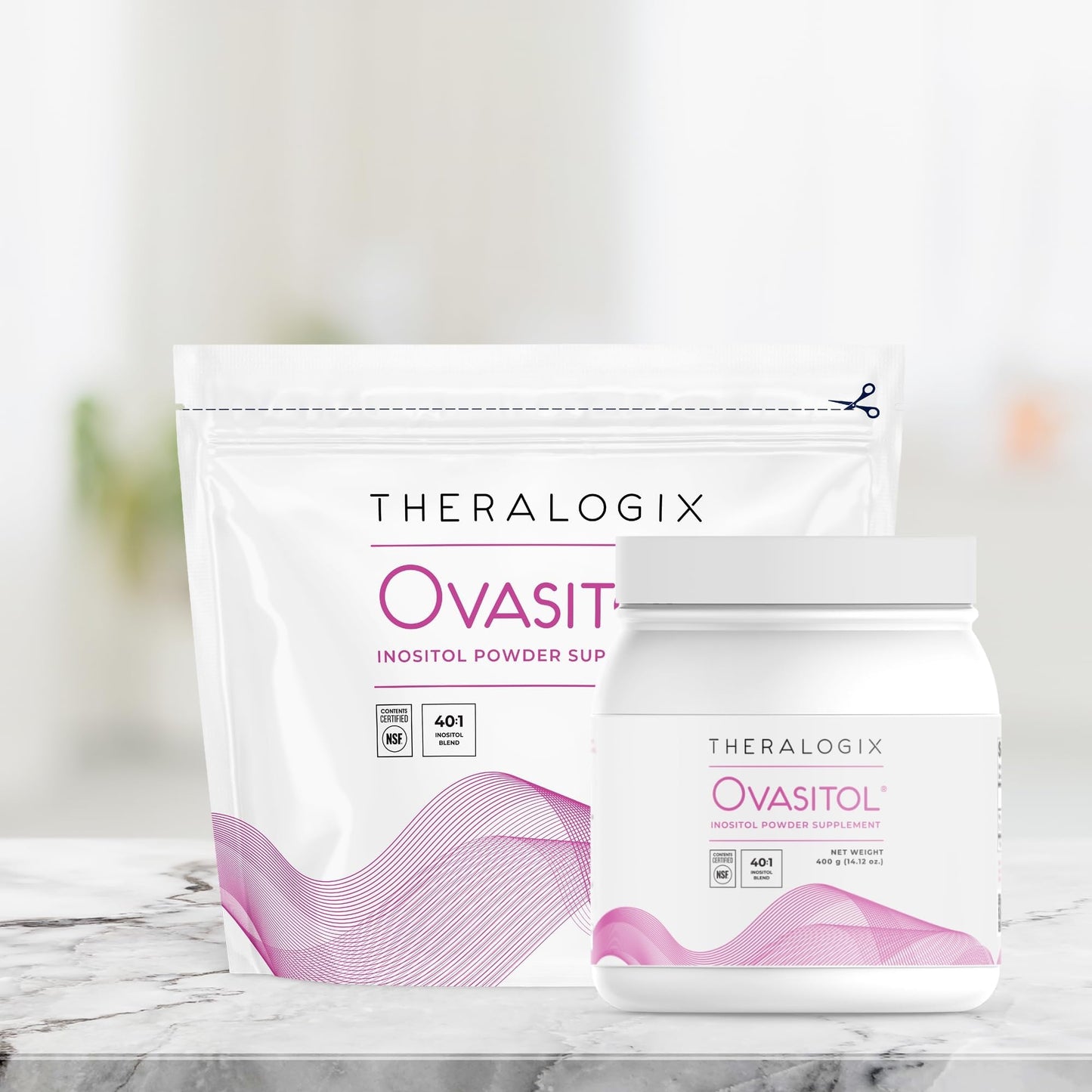 Theralogix Ovasitol Inositol Powder - 60 Servings - Myo-Inositol & D-Chiro Inositol TheralogixBuy Supplements Australia