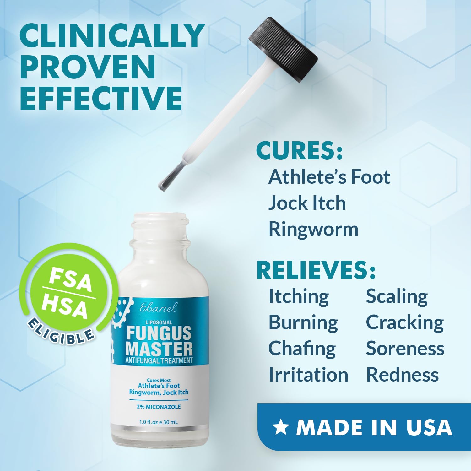 Ebanel Bundle of Fungus Treatment 1 Oz, and Lidocaine Numbing Cream Ebanel buy supplements Au