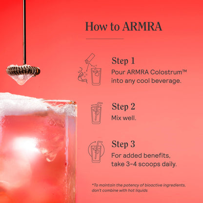 ARMRA Colostrum™ Premium Powder, Grass Fed, Gut Health Bloating Immunity Skin & Hair, Contains 400+ Bioactive Nutrients, Keto, Gluten & Fat Free (Vine Watermelon, Unflavored Bundle | 150 Servings) ARMRABuy Supplements Australia