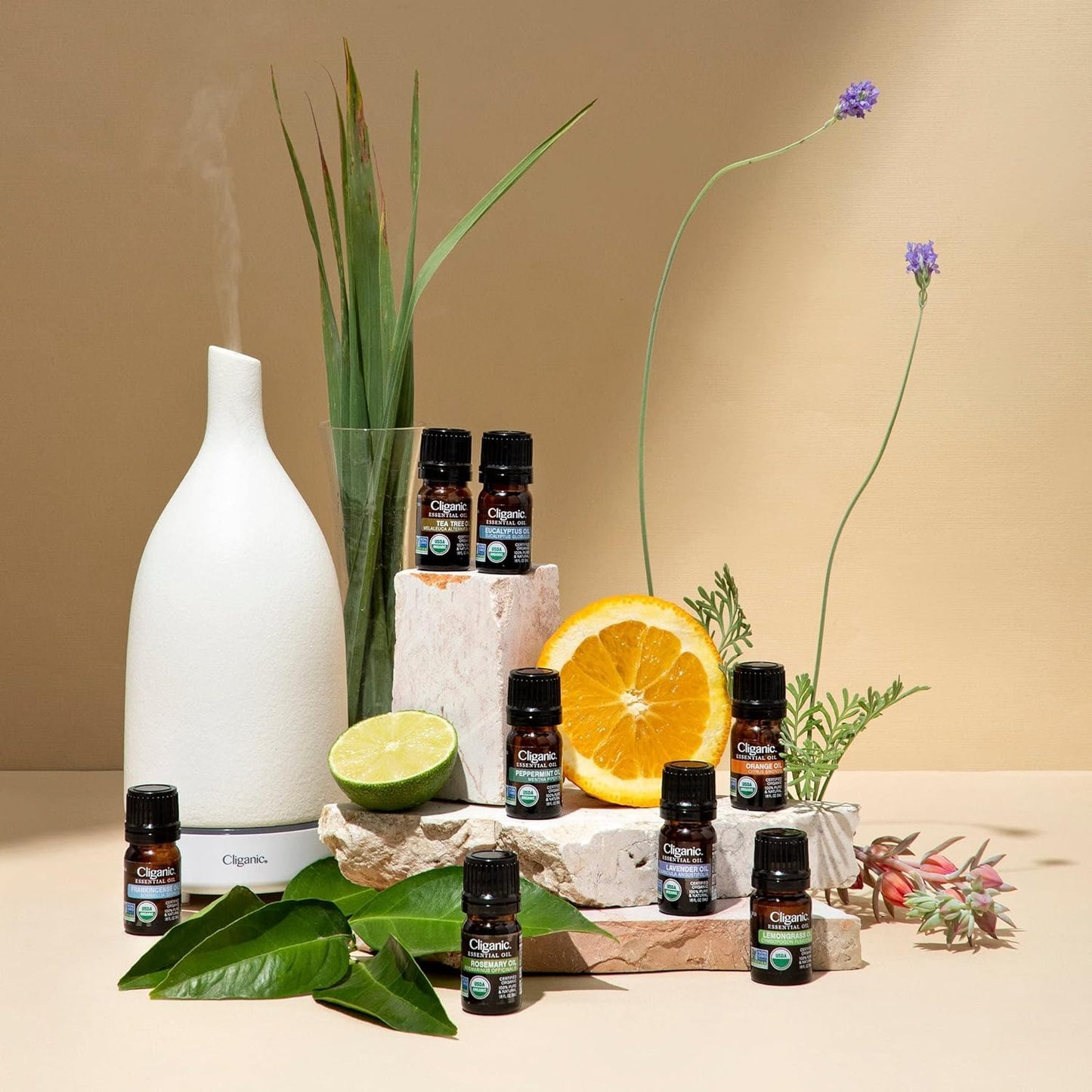 Cliganic Organic Rosemary Essential Oil for Hair, Skin, Aromatherapy - 100% Pure Natural Undiluted CliganicBuy Supplements Australia
