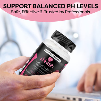 ACE NUTRITION pHresh Boric Acid Suppositories for Women, Suppositories for Odor Use, Natural Feminine Care Supports Vaginal Health & Promotes Healthy pH Balance - Made in USA ACE NUTRITIONBuy Supplements Australia