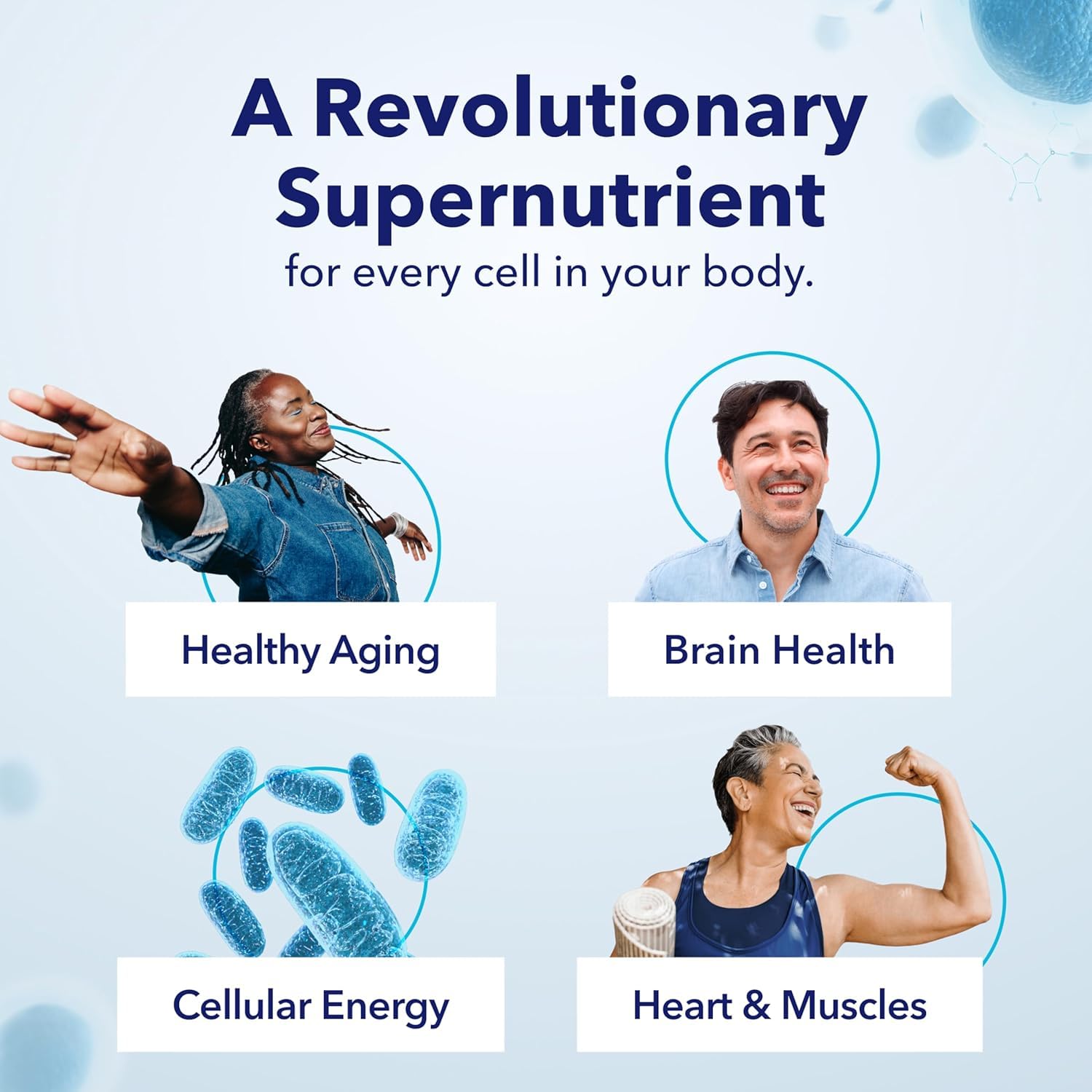 TRU NIAGEN Patented NAD Supplement for Brain Function, Anti Aging & Cell Regeneration, Niagen, 60 300mg Servings | Supports Cellular Energy, Muscle | Nicotinamide Riboside (NR) Take 2 Daily | 1 Bottle TRU NIAGENBuy Supplements Australia