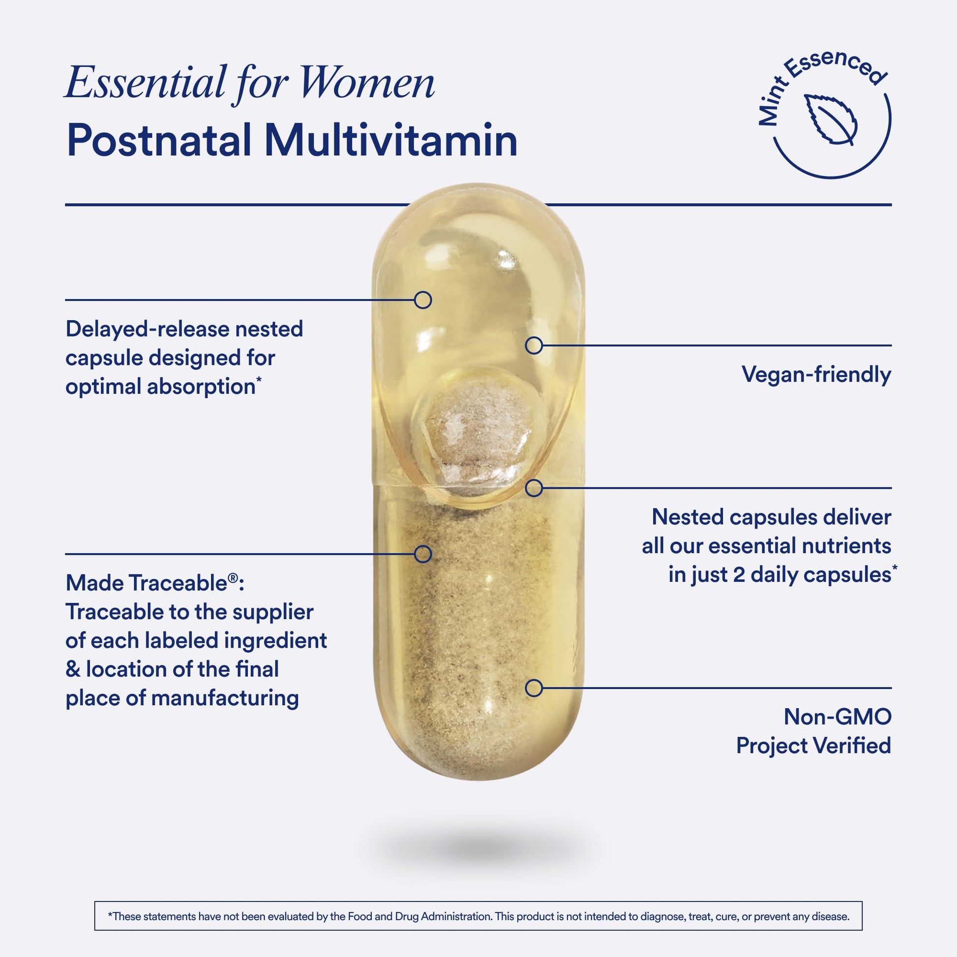 Ritual Postnatal Multivitamin and Gut Duo Supplements with Postnatal Vitamins and Synbiotic+: 3-in-1 Probiotic, Prebiotic, Postbiotic, Supports Lactation, and Gut Health, 30 Day Supply RitualBuy Supplements Australia