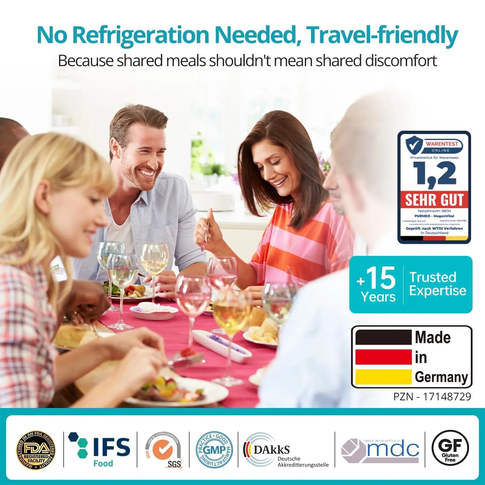 5-in-1 High Potency H. Pylori Probiotic, 1 Per Day - Supports Gastric Lining Integrity, Occasional Indigestion, Acid Comfort - Pylopass Lactobacillus Reuteri, Gluten Free, Vegan, 30ct, Made in Germany purmeoBuy Supplements Australia