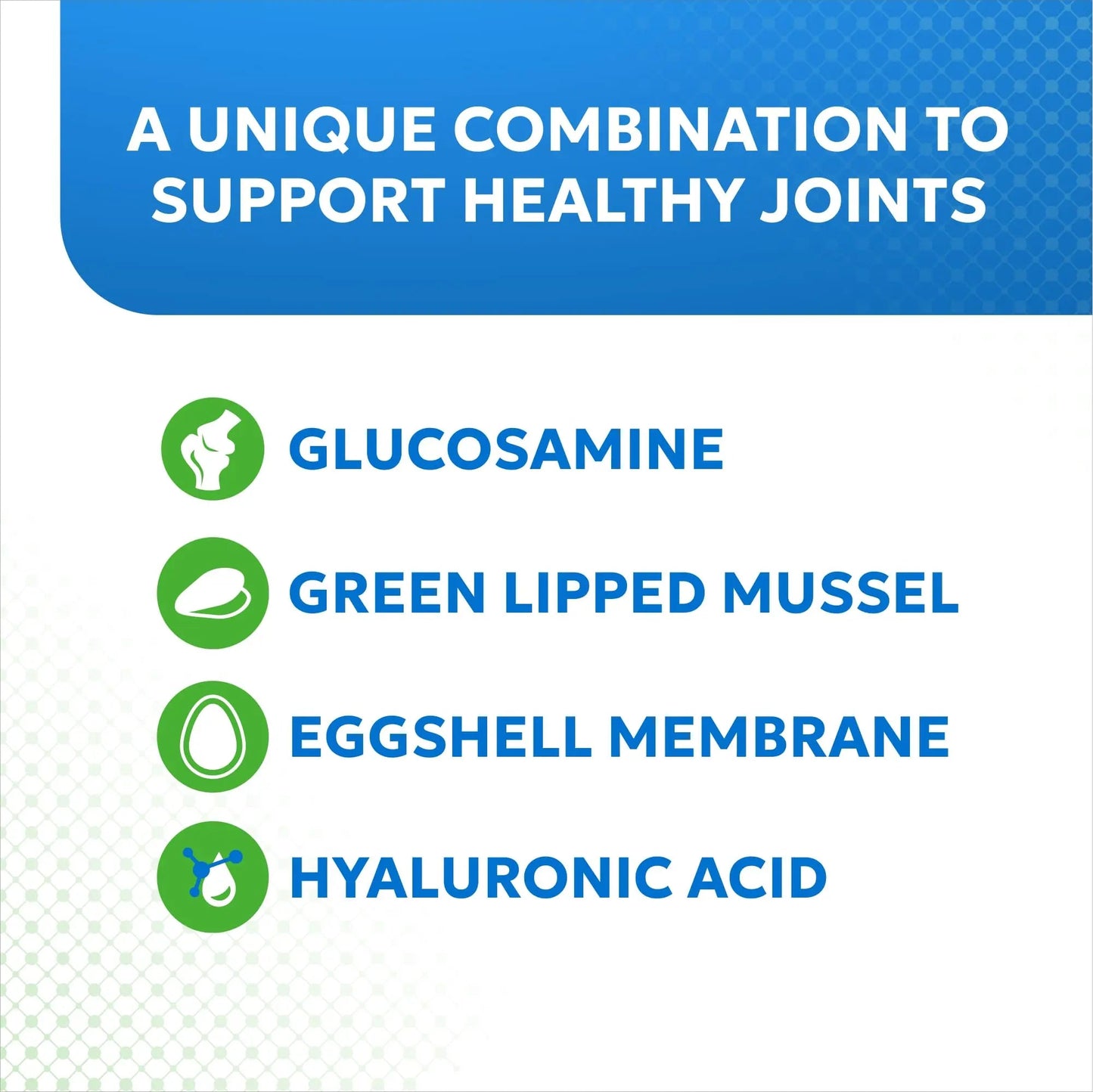 Nutramax Cosequin Elements Dog Joint Health Supplement with Glucosamine, Green Lipped Mussel, Omega-3s, Eggshell Membrane, Hyaluronic Acid, & Postbiotics, 75 Tasty Chewable Tablets for Dogs Nutramax LaboratoriesBuy Supplements Australia
