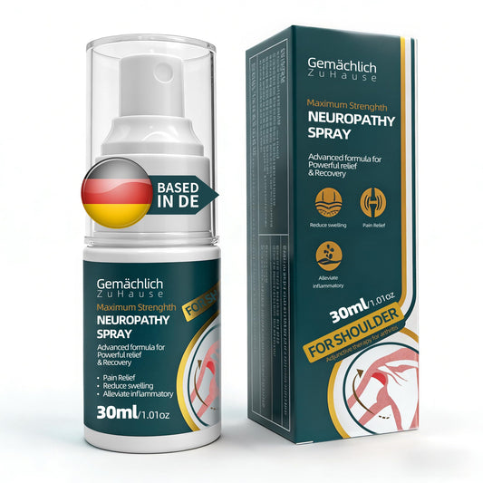 NDC Listed Shoulder Pain Relief Arnica Spray - Maximum Strength Arnica for Rotator Cuff and Upper Back Stiffness - Warming Mist for Stiff Joints and Bruising Touch Free Application 30 mL Gemächlich Zu HauseBuy Supplements Australia