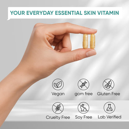 Clear Skin Supplement & Acne Supplement with Vitamin A, DIM, Milk Thistle – Hormonal Balance, Liver Detox & Antioxidant Support – Glutathione, Turmeric, Dandelion – Natural Skin Formula 90 Capsules SUUDUULBuy Supplements Australia
