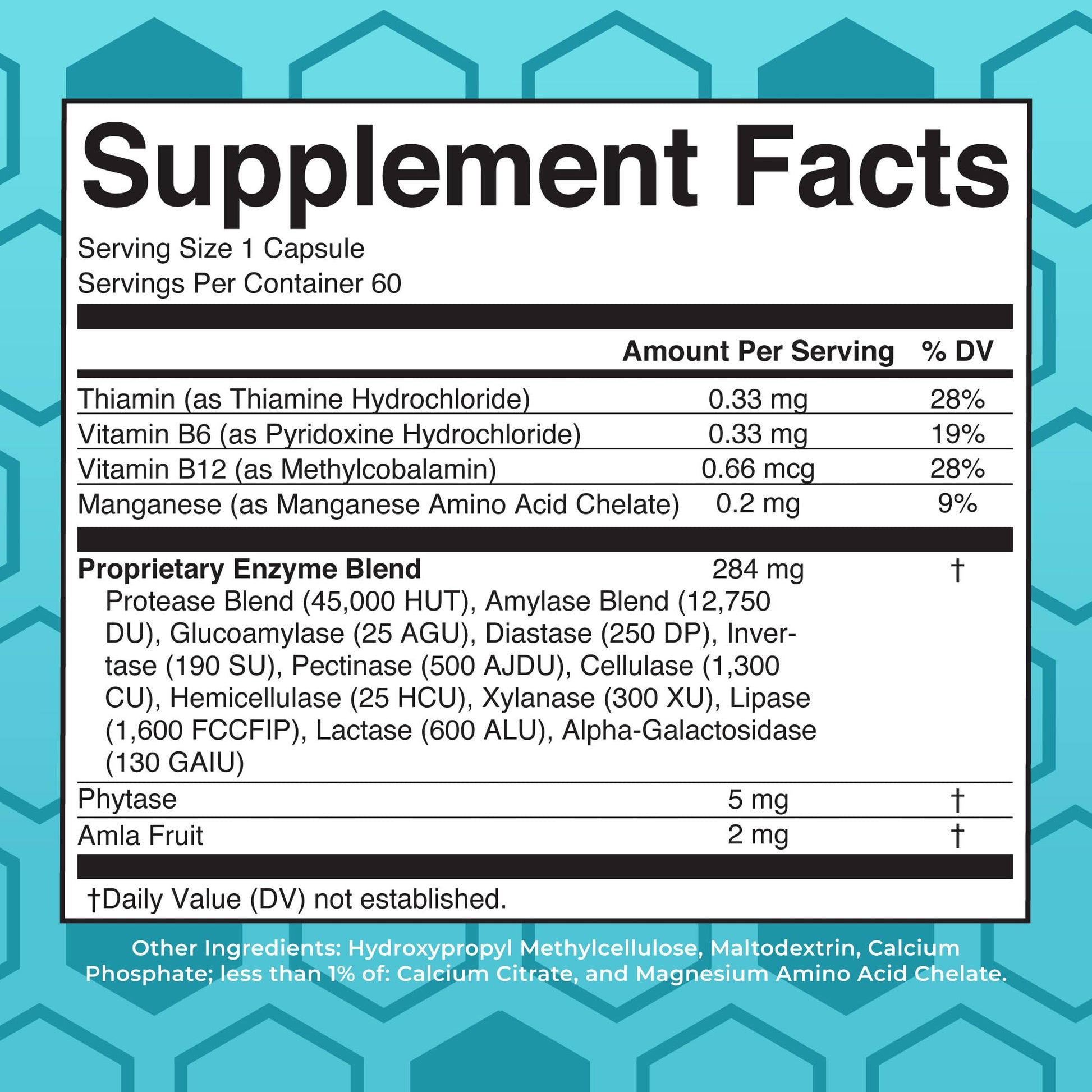 MaryRuth Organics Digestive Enzymes | Up to 2 Month Supply | Vegan Digestive Health Aid and Gut Health Enzyme Complex | Over 12 Enzymes | Vitamins B6 & B12 MARYRUTH'SBuy Supplements Australia