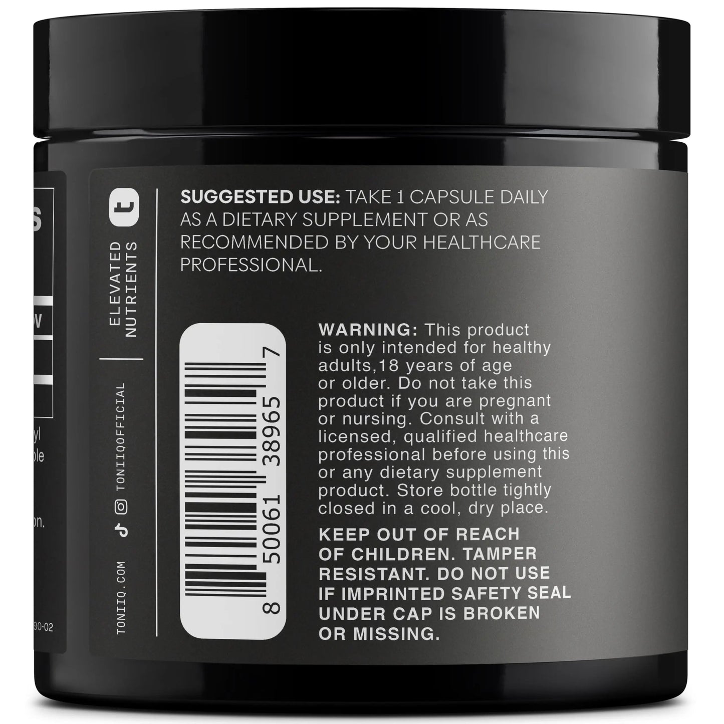 Ergothioneine with Clinically Studied MitoPrime® - High Potency 30mg with 98% Purity - Fermentation-Based L Ergothioneine Supplement - Longevity and Immune Support - Third-Party Tested, 90 Capsules Toniiq buy supplements Au
