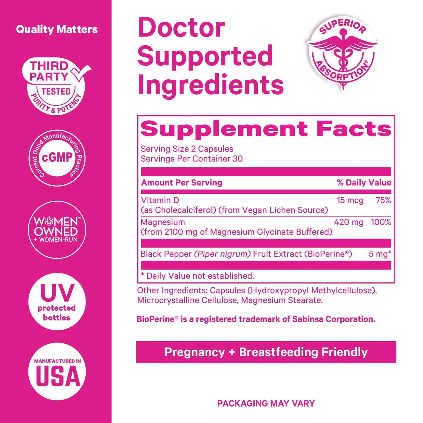 Pink Stork Mood and Stomach Relief Bundle - Magnesium Glycinate and Organic Peppermint Sweets for Morning Sickness and Motion Sickness, Mood Support Pink StorkBuy Supplements Australia