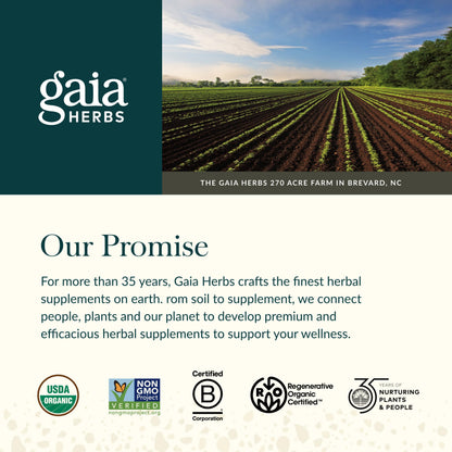 Gaia Herbs Menopause Support Nighttime - Menopause Supplement for Women* - with Black Cohosh, Mimosa, Passionflower & St. John's Wort - 60 Vegan Liquid Phyto-Caps (30 Servings) Gaia HerbsBuy Supplements Australia