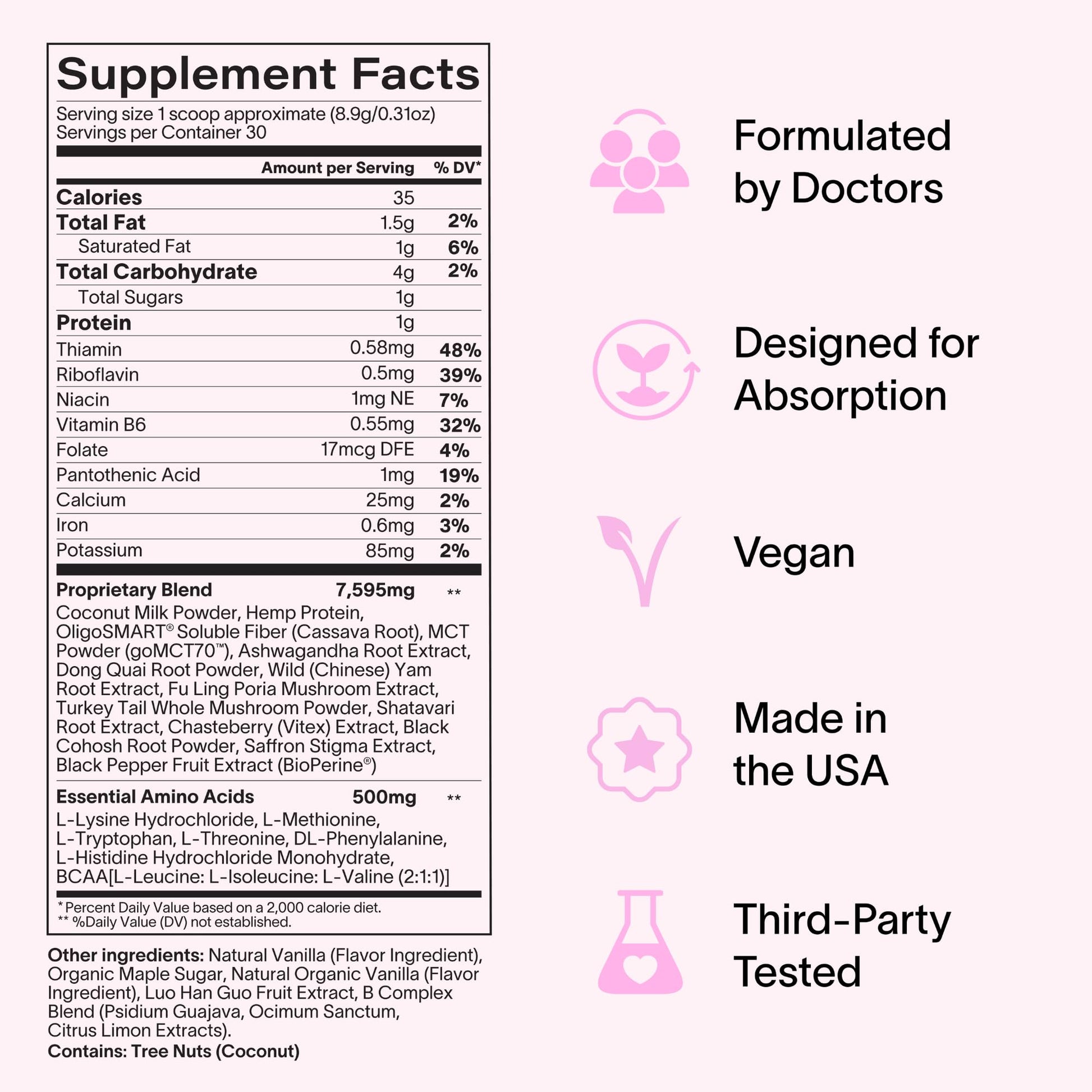 Ladywell Daily Hormone Balance Powder | Natural Cycle Support for Women | Supports Mood, Bloating, Cramps, Skin Health & Cravings with Chasteberry, B Vitamins, Ashwagandha, Saffron + | 30 Servings LadywellBuy Supplements Australia
