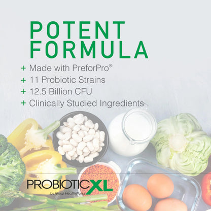OmegaXL ProbioticXL - Probiotic & Prebiotic, Shelf Stable - Blend 11 Strains - Promote Healthy Gut Flora Growth, 12.5 Billion CFU - Non-GMO, Gluten-Free - 30 Veggie Caps OmegaXL buy supplements Au