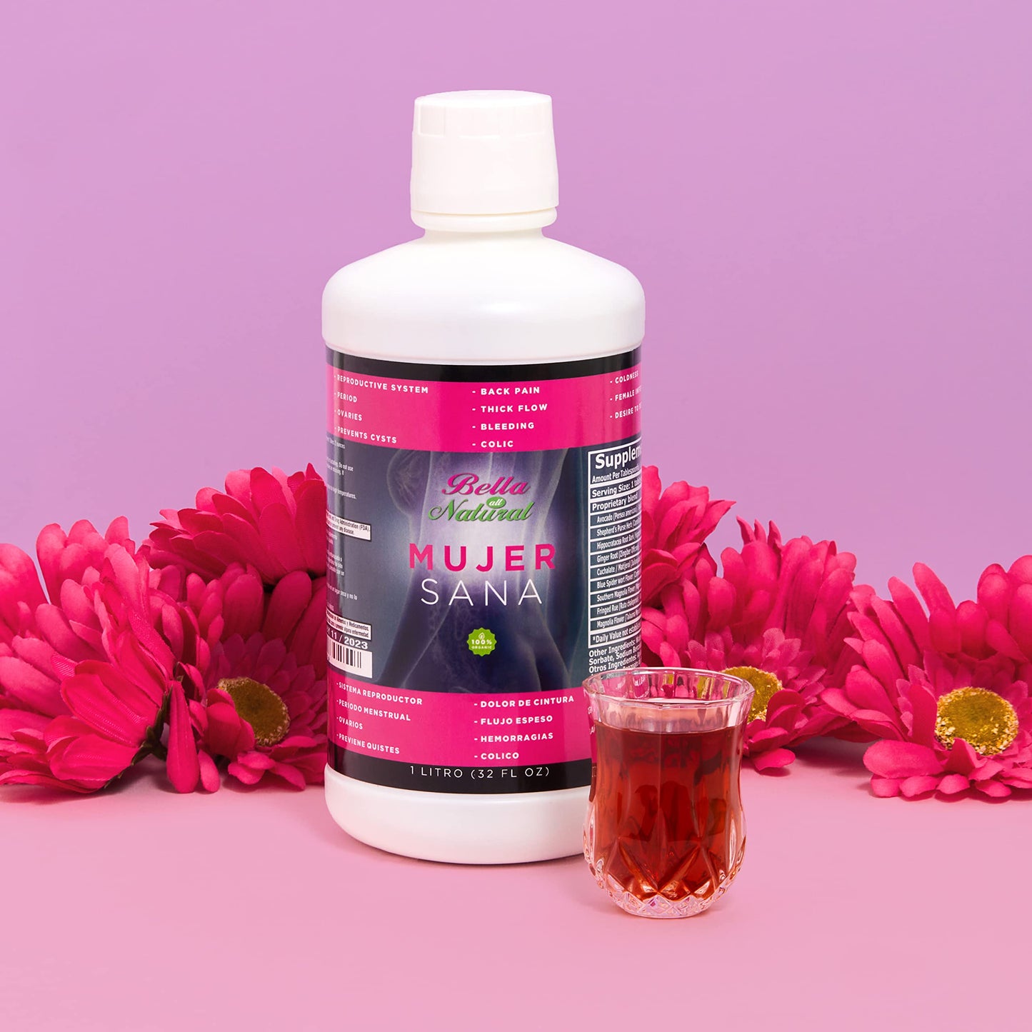 Bella All Natural Mujer Sana Healthy Woman, Hormonal imbalance, PCOS, Period Cramps Bella All NaturalBuy Supplements Australia