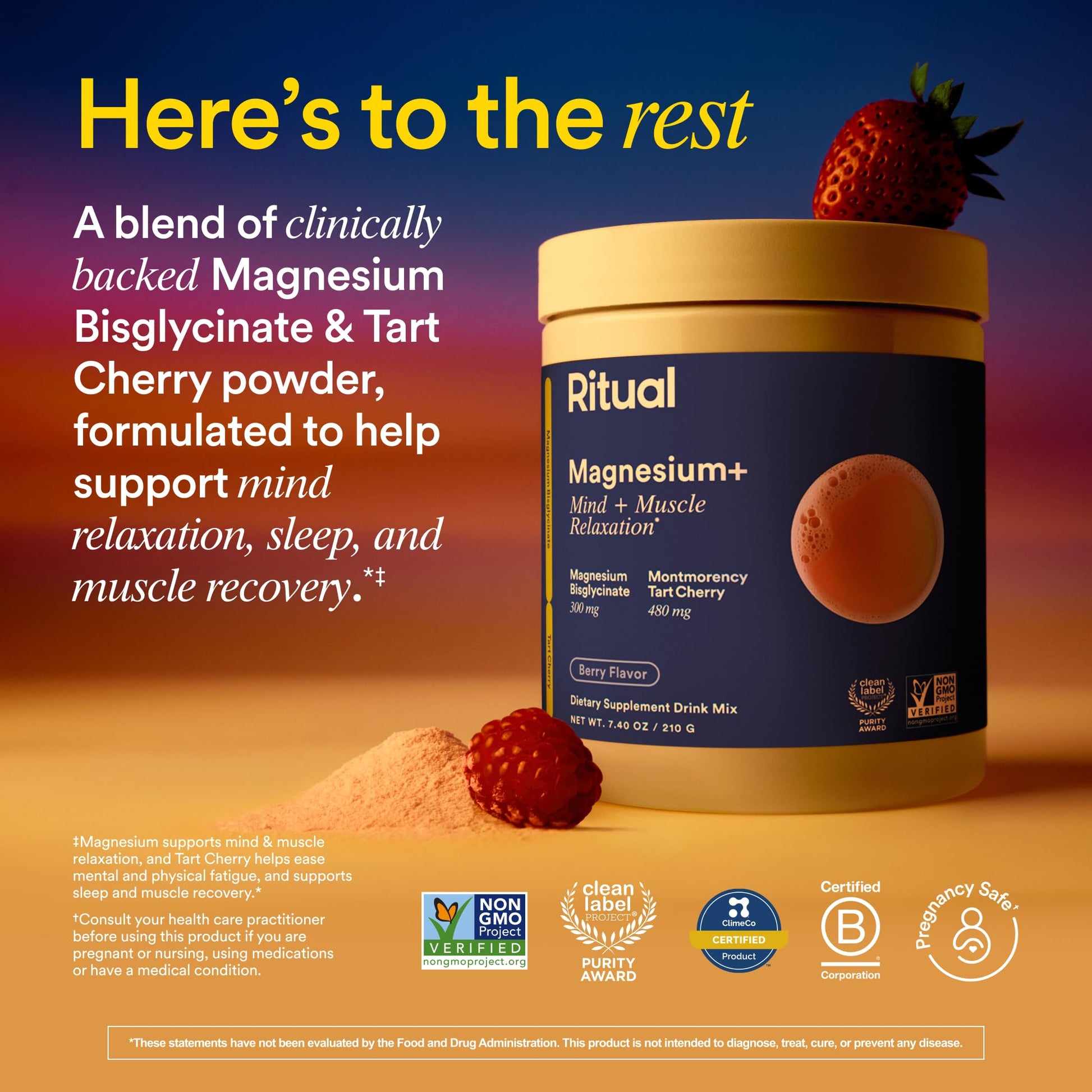 Ritual Pregnancy Relaxation Support Duo with Essential Prenatal Multivitamins to Support Pregnancy Nutrient Demands and Magnesium+ Drink Mix with Magnesium to Help Ease Leg Cramps During Pregnancy RitualBuy Supplements Australia