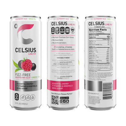 CELSIUS Fizz Free Variety Pack, Functional Essential Energy Drink 12 Fl Oz (Pack of 12) CELSIUSBuy Supplements Australia