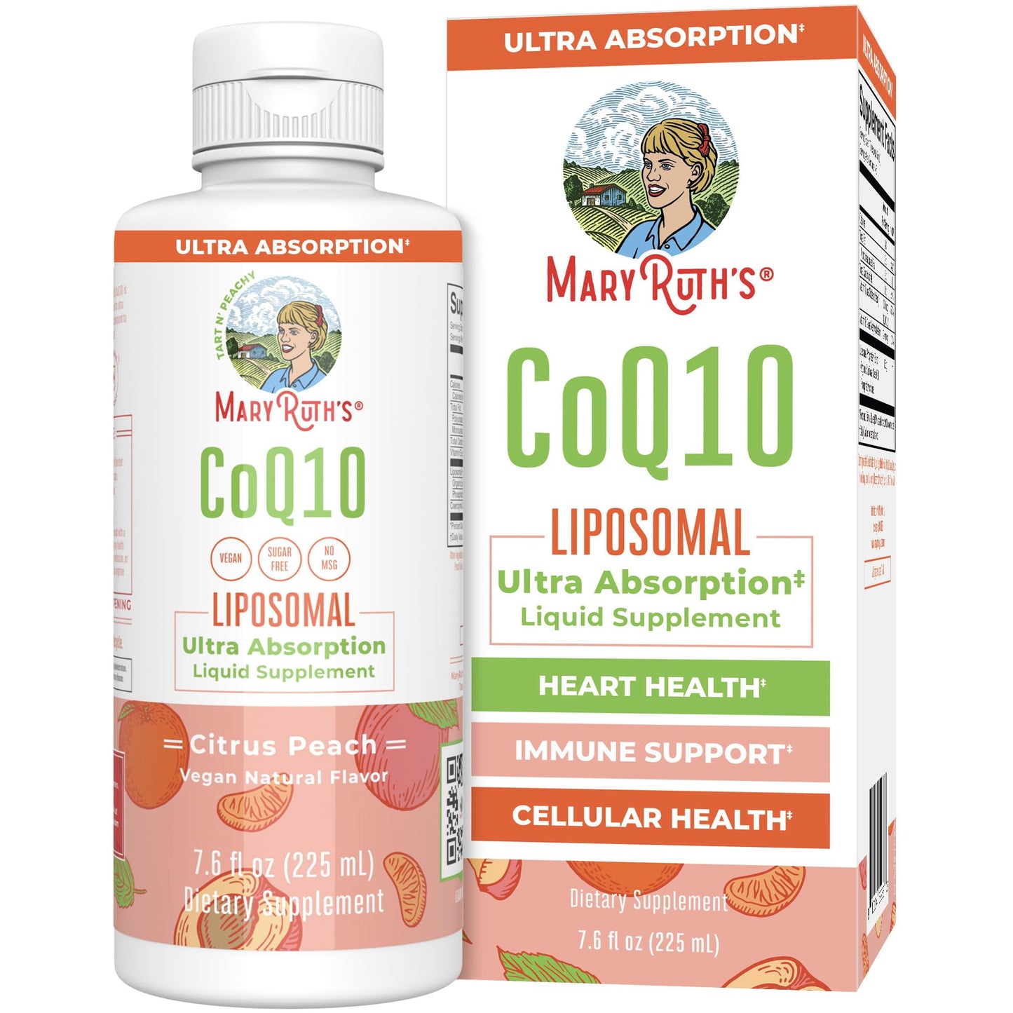 MaryRuth Organics Liquid Vitamin | Coenzyme Q10 Heart Health for Mitochondrial Support and Immune System | Vegan Non-GMO | 7.6 Fl Oz | 45 Servings MARYRUTH'SBuy Supplements Australia