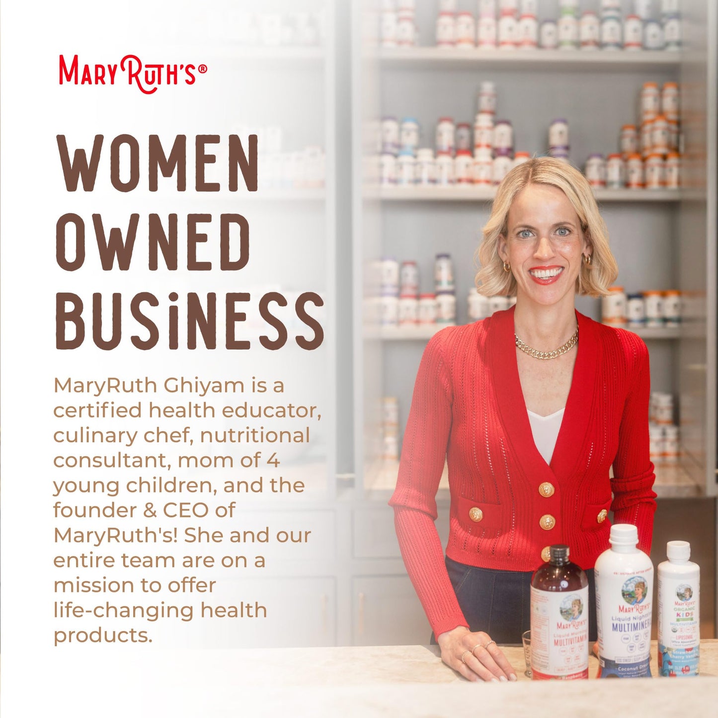 MaryRuth's Mushroom Complex | Lion's Mane | Turkey Tail | Reishi Mushroom | Shiitake Mushrooms | Alcohol Free | Mushroom Blend | Organic | Non-GMO | Vegan | 30 Servings MARYRUTH'SBuy Supplements Australia