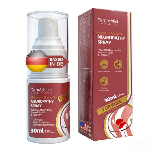 NDC Listed Knee Pain Relief Arnica Spray - Maximum Strength Arnica for Bone on Bone Sensation - Deep Warming Mist for Meniscus Stiffness Swelling and Bruises - Quick Dry for Runners 30 mL Gemächlich Zu HauseBuy Supplements Australia