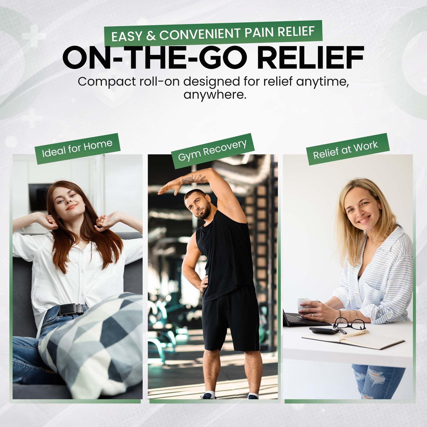 BIO-RELIEF Fast-Acting Hemp Pain Relief Roll On - Highly Effective, Cool & Topical Pain Relief Extra Strength for Arthritis, Muscle, Joint & Back – Easy Roll On Maximum Strength Scientific Solutions GlobalBuy Supplements Australia