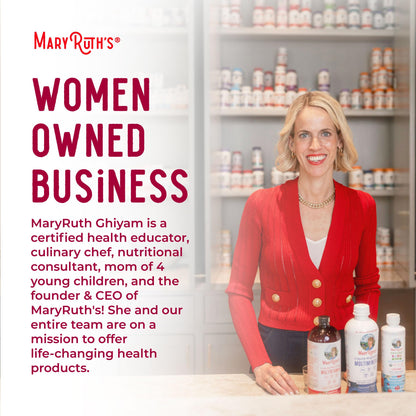 MARYRUTH'S Liquid Morning Multivitamin for Women, Men & Kids | Vitamin A C D E B6 B12 Biotin Zinc | Beauty | Vegan | Non-GMO | Gluten Free | 32 Servings MARYRUTH'SBuy Supplements Australia
