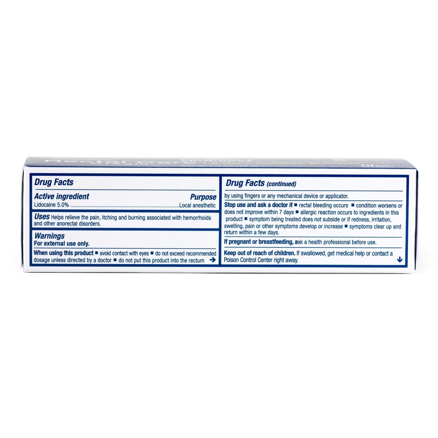 Pharmacist Formulated - Rectal Care Cream - Pain Relief for Hemorrhoids Formula 2 Skin CareBuy Supplements Australia