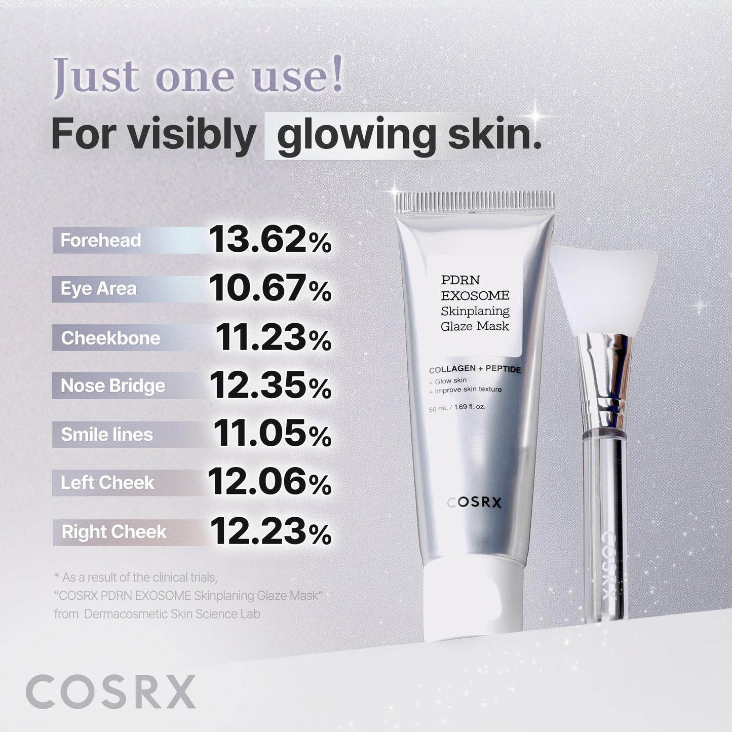 COSRX PDRN EXOSOME Glaze Wrapping Mask with SALMON DNA PDRN, Instant Glow, Easy Peel-Off Overnight Mask for Glass Skin, Firmness, Elasticity & Skin Texture Care, Mothers day gift, Korean Skin Care COSRX buy supplements Au