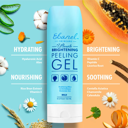 Ebanel Bundle of Hyaluronic Acid Serum, and Exfoliating Face Scrub Peeling Gel, 4.12 Oz Ebanel buy supplements Au