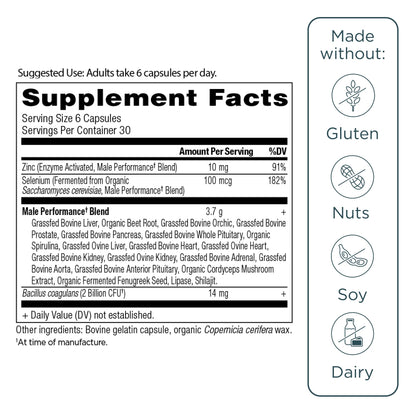 Ancient Nutrition Organ Supplements for Men, Grass-Fed and Wild Organ Complex Capsules, Liver, Prostate, Pancreas Supports Male Performance, Healthy Aging, 180 Ct Ancient NutritionBuy Supplements Australia