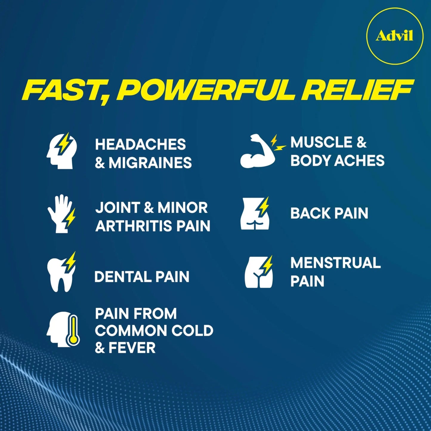 Advil Pain Reliever and Fever Reducer, Pain Relief Medicine with Ibuprofen 200mg for Headache, Backache, Menstrual Pain and Joint Pain Relief - 300+24 Coated Tablets AdvilBuy Supplements Australia