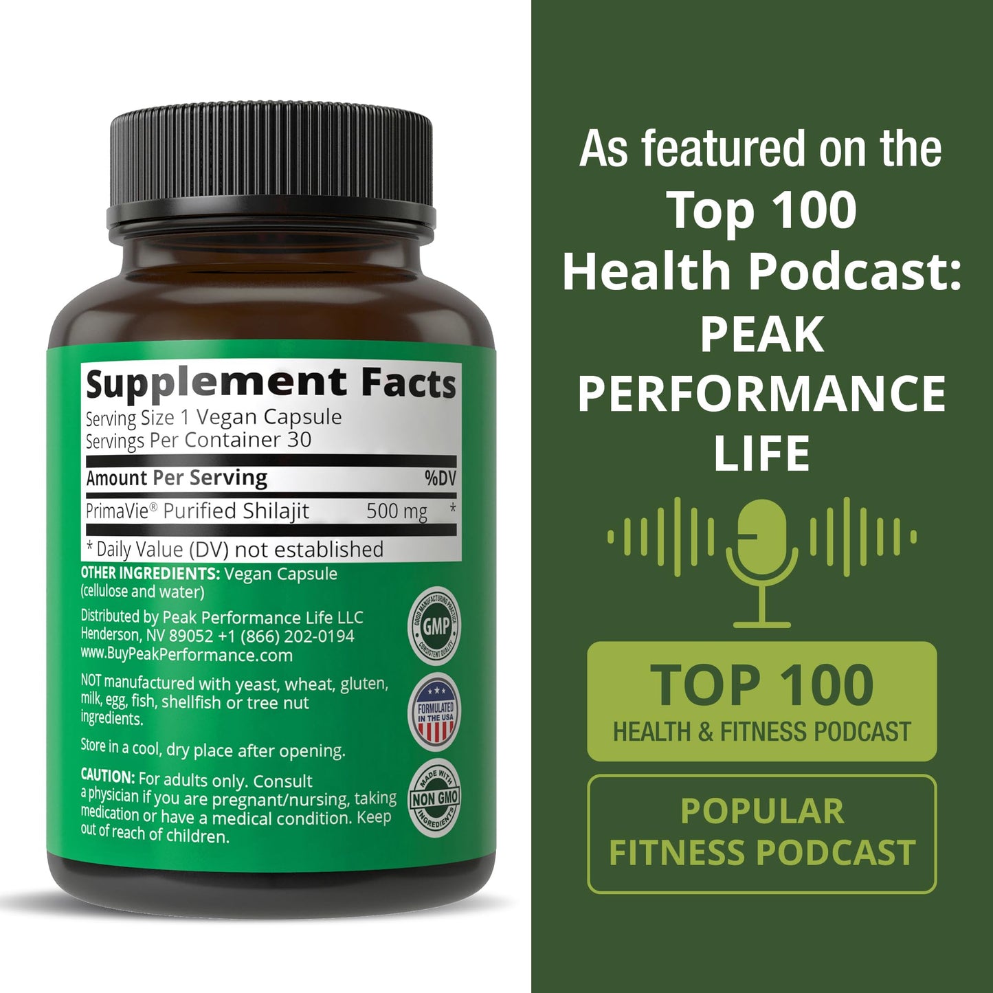 PrimaVie Purified Shilajit Capsules Made with Pure Shilajit Powder. Clinically Tested Natural Supplement with 40+ Trace Minerals, Fulvic Acid. Tablets Support Mitochondria + Brain Function Peak PerformanceBuy Supplements Australia