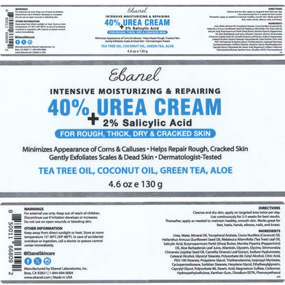 Ebanel Bundle of Fungus Treatment 1 Oz, and 2 Pack 40% Urea Cream 4.6 Oz Ebanel buy supplements Au