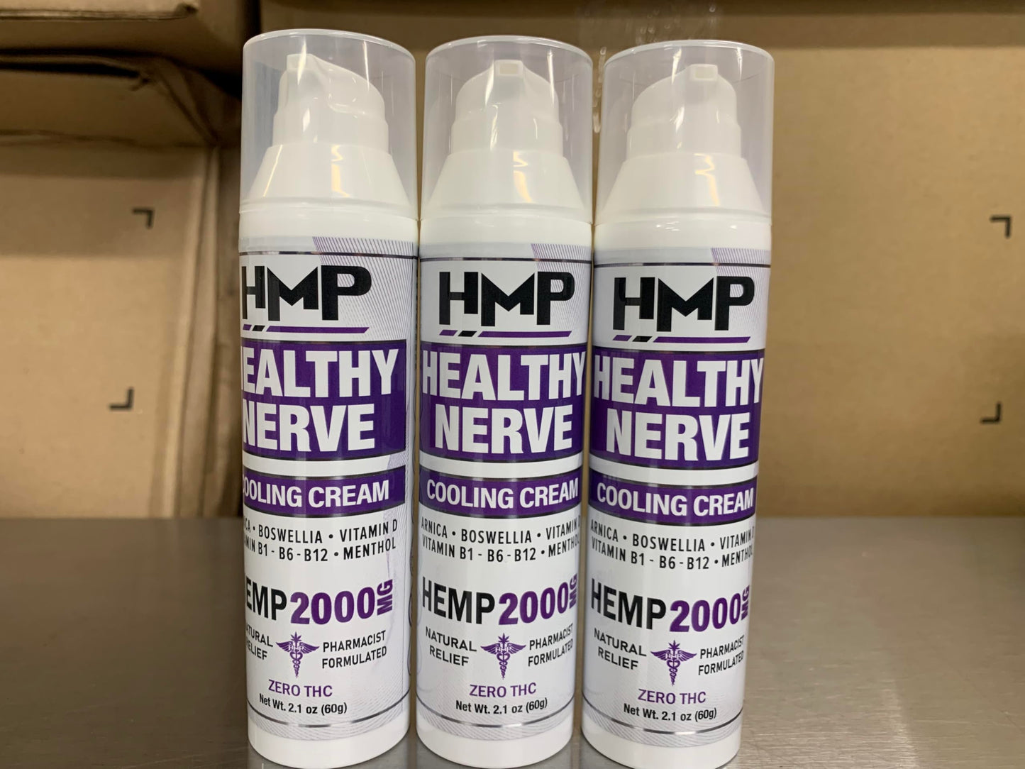 HMP BRANDS Neuropathy Cream Nerve Hemp Cream 2000mg Maximum Strength for Feet, Hands, Legs, Toes, Back. Natural Arnica, Vitamin D3 B1 B6 B12 w Menthol, Made in USA 2.1oz HMP BRANDSBuy Supplements Australia