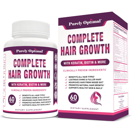 Premium Hair Growth for Women & Men - Hair Growth Vitamins w/ Biotin & Keratin 