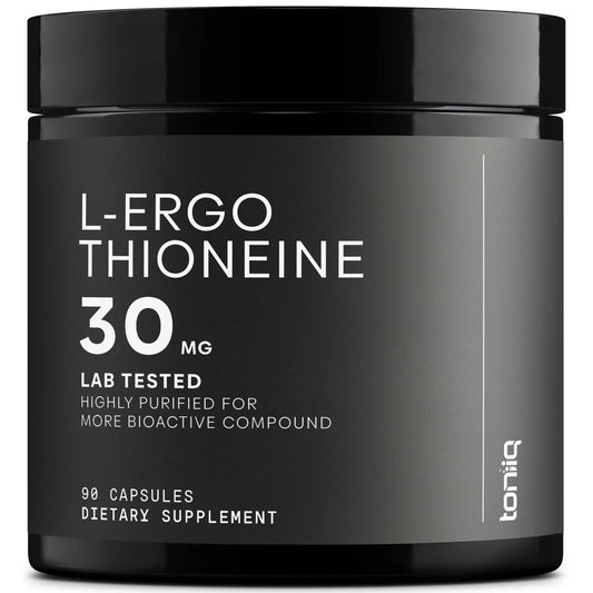 Ergothioneine with Clinically Studied MitoPrime® - High Potency 30mg with 98% Purity - Fermentation-Based L Ergothioneine Supplement - Longevity and Immune Support - Third-Party Tested, 90 Capsules Toniiq buy supplements Au