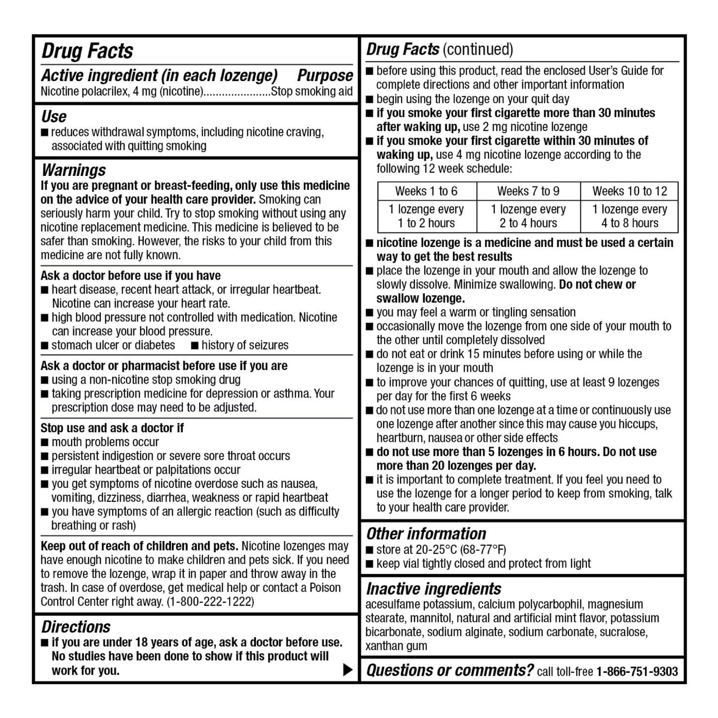 Amazon Basic Care Mini Nicotine Polacrilex Lozenge, 4 mg, Mint Flavor, Stop Smoking Aid, Smoking Cessation, Reduces Nicotine Cravings, 27 Count Amazon Basic Care buy supplements Au