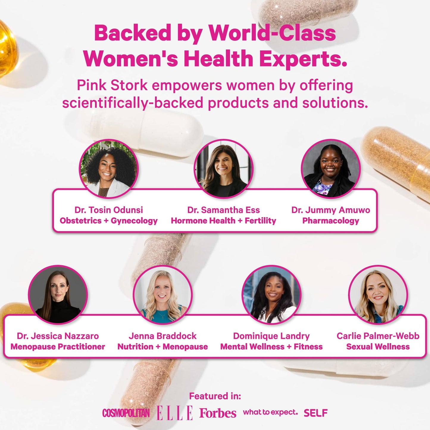 Pink Stork Organic PMS Tea for Hormone Balance, Mood Swings, Bloating, and Period Regularity - 8 Herbs - Vitex, Red Raspberry Leaf, Chamomile - Caffeine-Free - 15 Sachets, Hot or Iced Pink StorkBuy Supplements Australia
