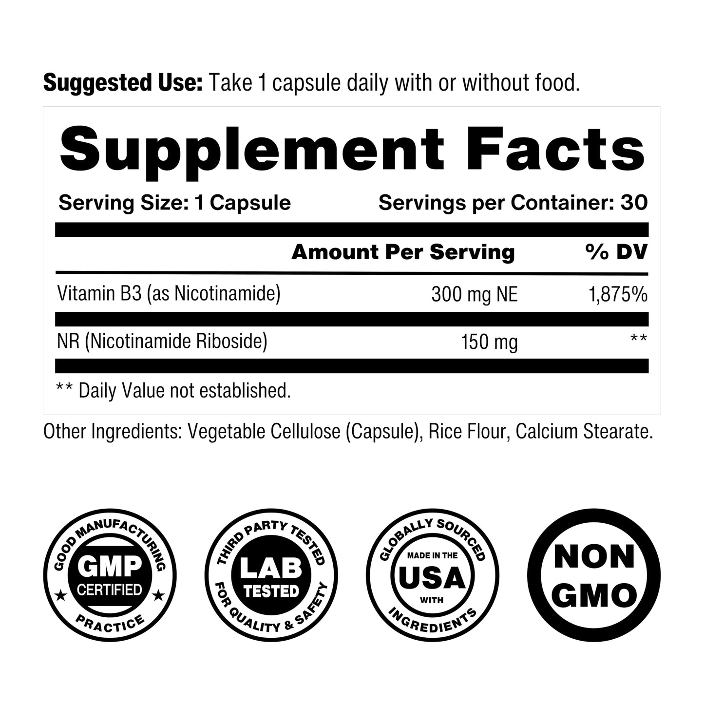 Celly NAD Booster | Longevity Supplement for Healthy Aging with NR (Nicotinamide Riboside) and Nicotinamide | Promotes Cell Function & Vitality | Non-GMO & 3rd Party Tested CellyBuy Supplements Australia