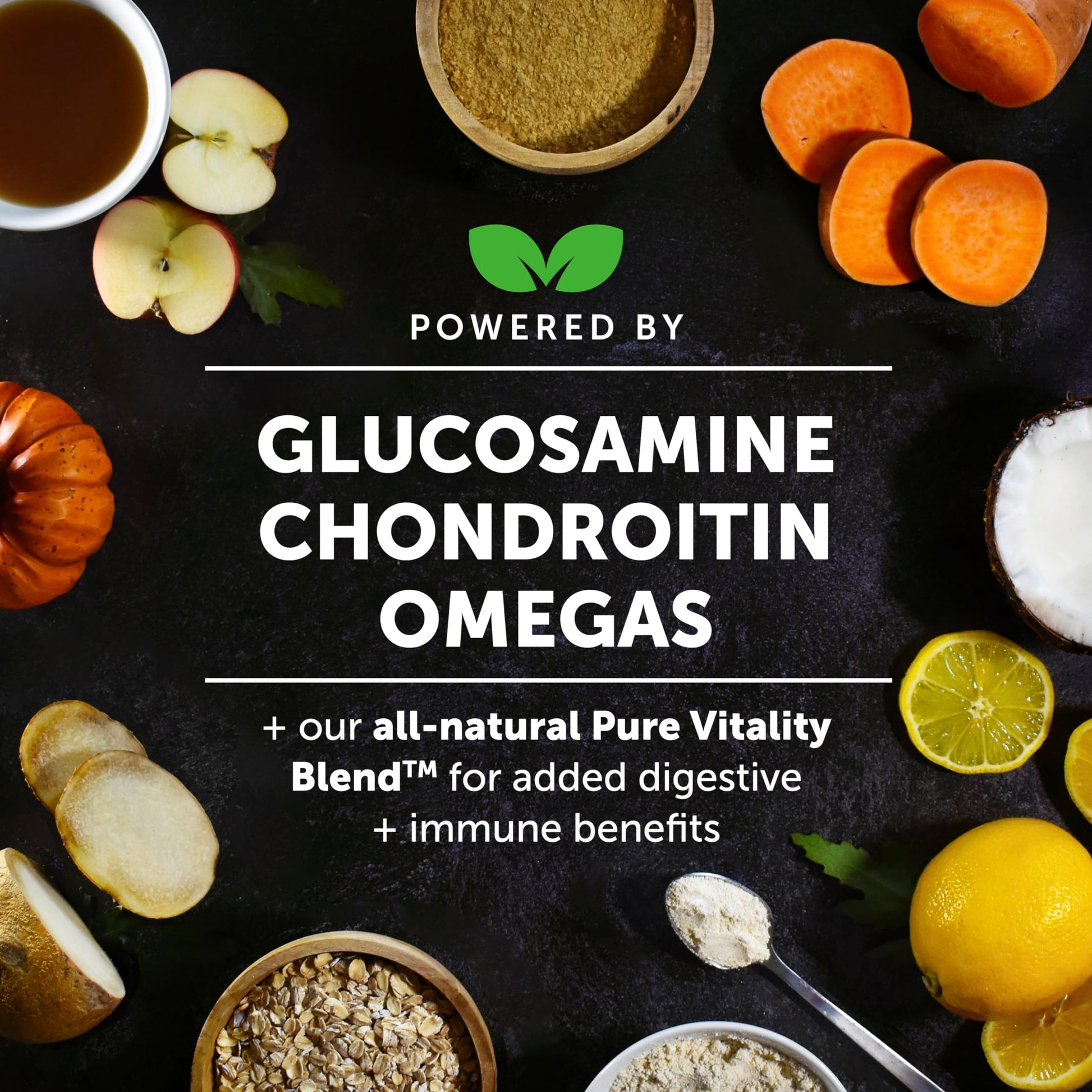 Hemp Hip & Joint Supplement for Dogs - Hemp Oil & Powder - Glucosamine Chondroitin for Dogs, Turmeric, MSM, Green-Lipped Mussel, Supports Mobility, May Reduce Discomfort (Bacon) Pet HonestyBuy Supplements Australia