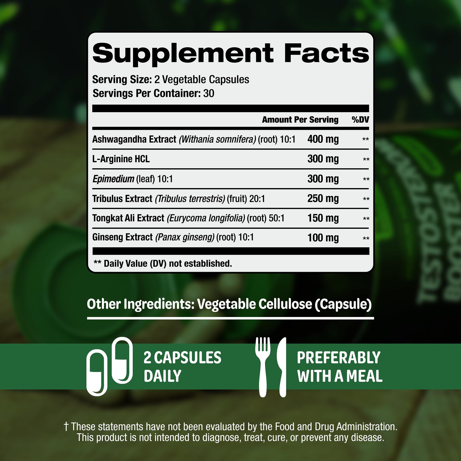 Testosterone Booster Supplement for Men - Male Enhancing Test Boost - Ashwagandha, L-Arginine, Tongkat Ali, Tribulus + More - Workout, Build Muscle, Strength, Energy & Performance - 2 Month Supply SLADAK NATURALS ㅤBuy Supplements Australia