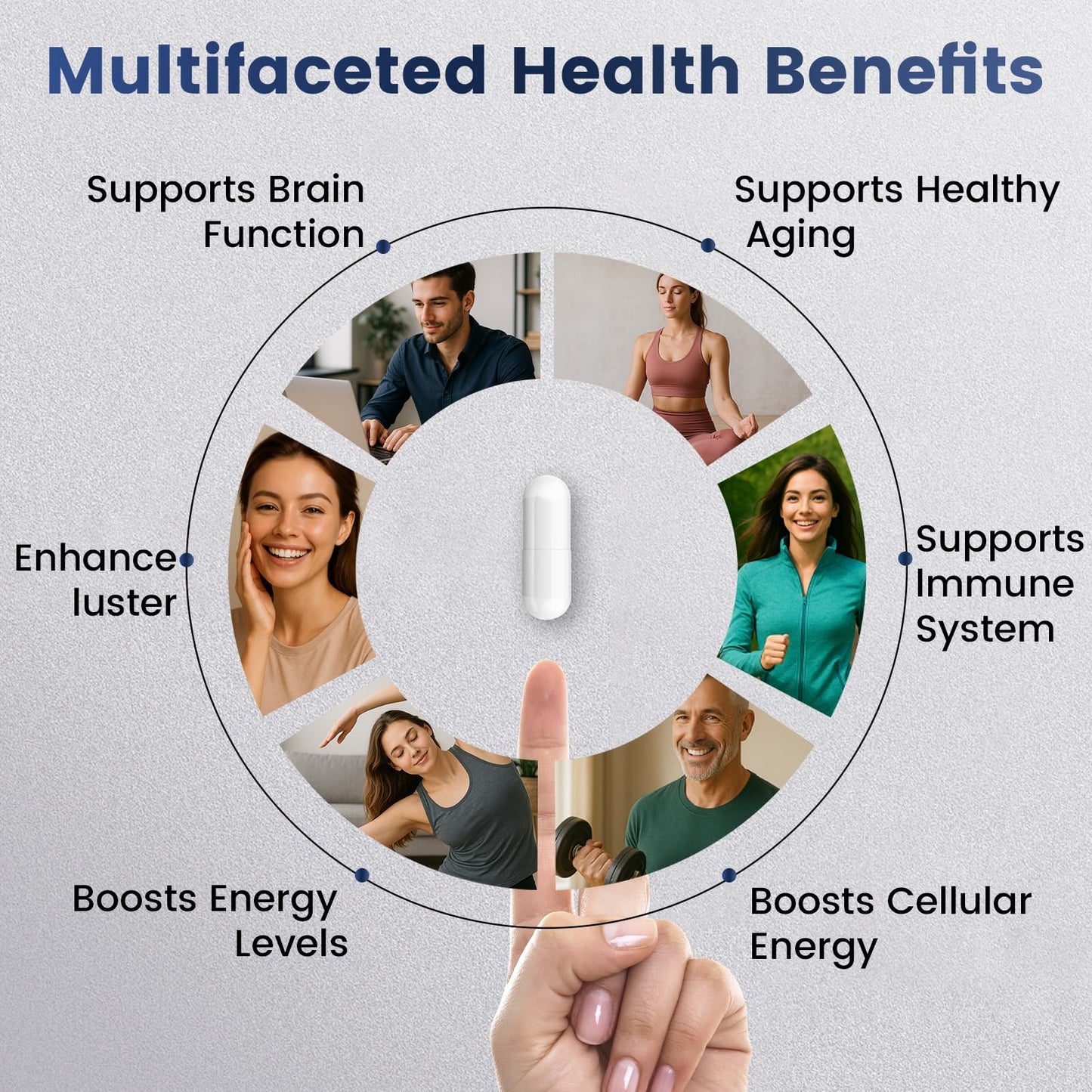 NAD+ Supplement 8,809mg with Liposomal NAD and Resveratrol for Women & Men - 120 Capsules to Support Cellular Health, Boost Stamina & Healthy Aging, Vegan & Gluten-Free Maximum NADBuy Supplements Australia