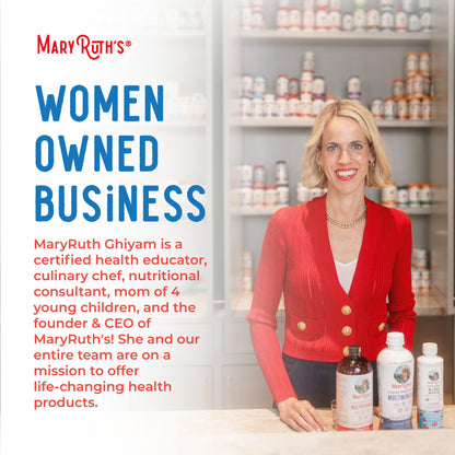 MaryRuth Organics Liquid Morning Multivitamin Essentials+ | Vitamin A C D E B6 B12 Biotin Zinc, Mens Womens Multivitamin, Immune Support, Beauty | Sugar Free | Vitamins for Ages 1+ | Vegan | 32 Fl Oz MARYRUTH'SBuy Supplements Australia